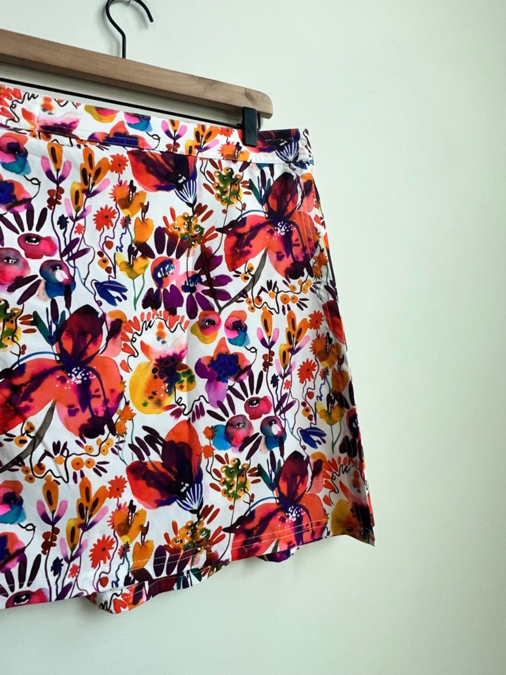 RipSkirt Hawaii Wrap Skirt Pocket posie pink Floral Tropical Adjustable Beach - Picture 5 of 11